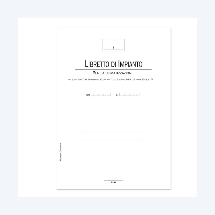 Libretto impianti climatizzazione 44 — 93668 | Ecotempo