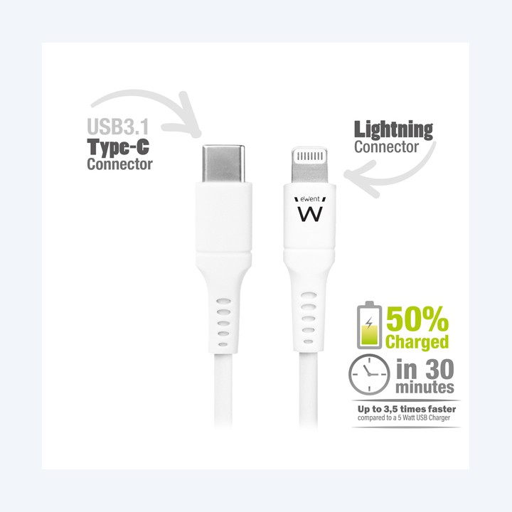 Cavo lightning USB TYPE-C per — 93726 | Ecotempo