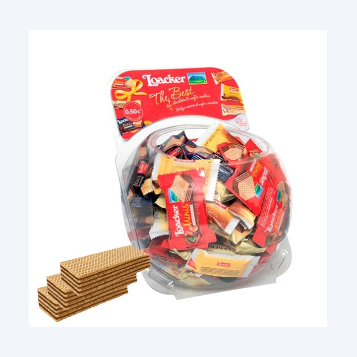 Wafer Minis 700 gr Loacker bolle self — 93906 | Ecotempo