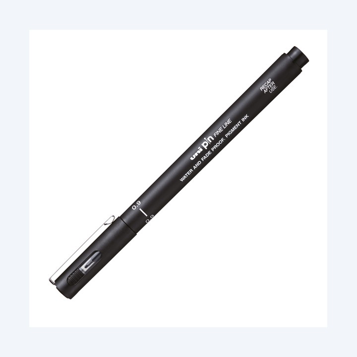 Pin fineliner punta 0.9 mm nero Uni Mitsubishi | Ecotempo