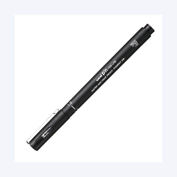 Pin fineliner punta 1.2 mm nero Uni Mitsubishi | Ecotempo
