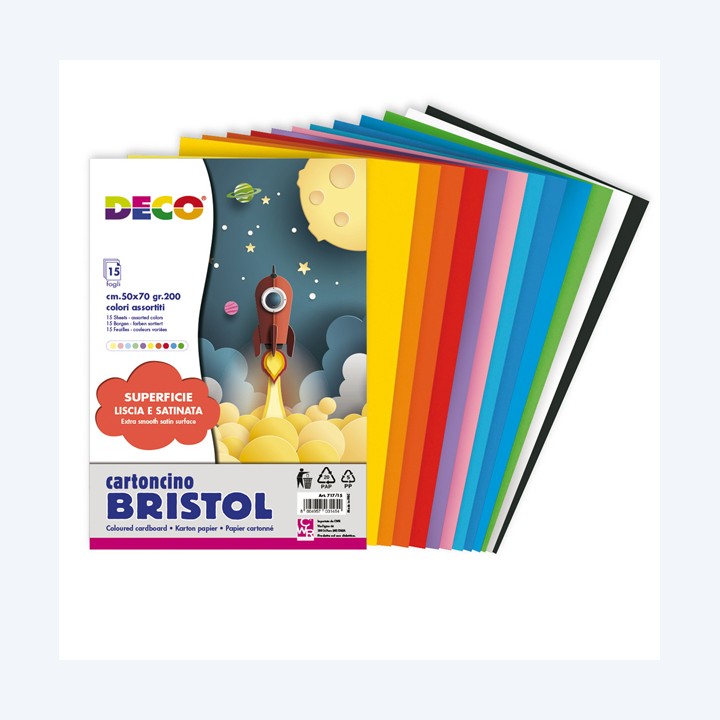 Cartoncino Bristol 50 x 70 cm 200 gr — 93941 | Ecotempo