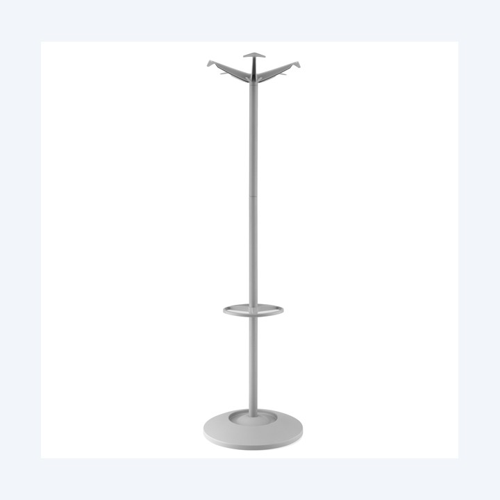 Appendiabiti Stelo 40 x 173 cm metallo grigio Unisit | Ecotempo