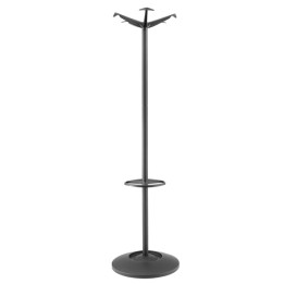 Appendiabiti Stelo 40 x 173 cm metallo nero Unisit | Ecotempo