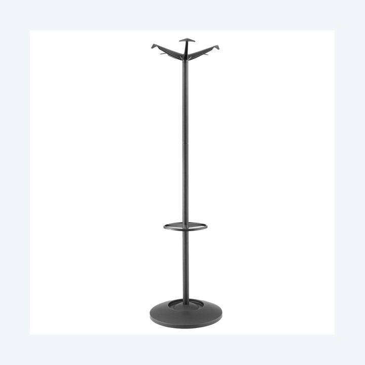 Appendiabiti Stelo 40 x 173 cm metallo nero Unisit | Ecotempo