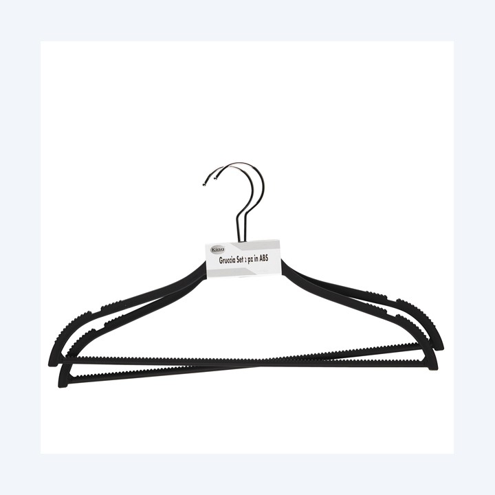 Gruccia antiscivolo 42 x 0,6 cm nero — 93997 | Ecotempo