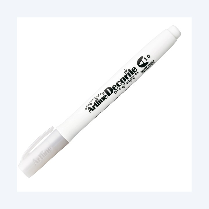 Marcatore Decorite punta tonda 1.0 mm bianco Artline | Ecotempo