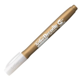 Marcatore Decorite punta pennello oro Artline | Ecotempo