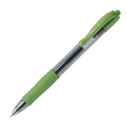 Roller gel a scatto G-2 punta 0,7mm verde chiaro Pilot | Ecotempo