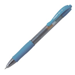 Roller gel a scatto G-2 punta 0,7mm celeste Pilot | Ecotempo
