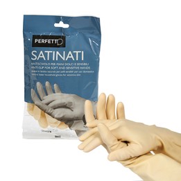 Guanti in lattice satinati taglia M/7 — 94117 | Ecotempo