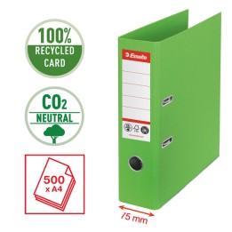 Registratore a leva CO2 neutral A4 — 94146 | Ecotempo