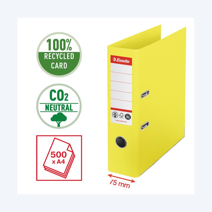 Registratore a leva CO2 neutral A4 — 94147 | Ecotempo