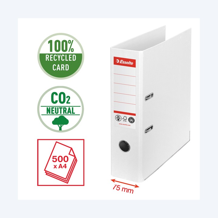 Registratore a leva CO2 neutral A4 — 94148 | Ecotempo