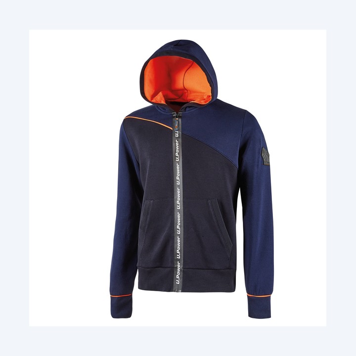 Felpa Jupiter con cappuccio taglia L — 94213 | Ecotempo