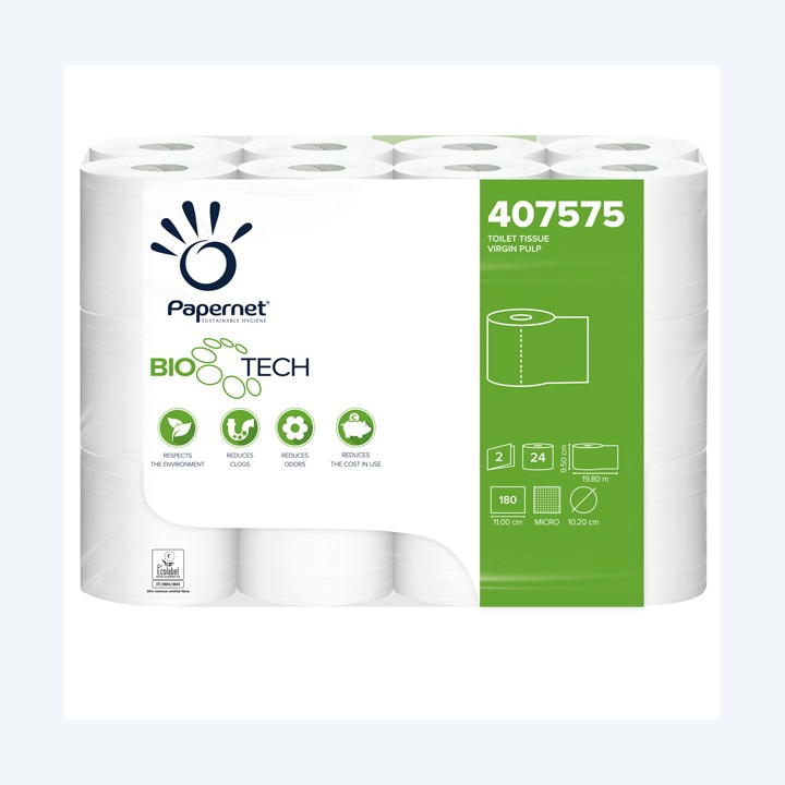 Carta igienica classica Bio Tech 180 — 94265 | Ecotempo
