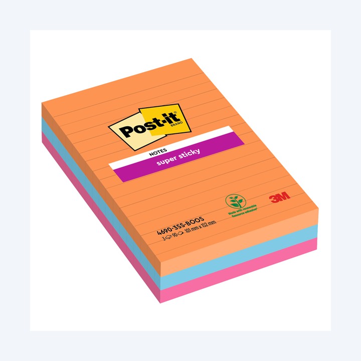 Blocco Post-it Super Sticky — 94362 | Ecotempo