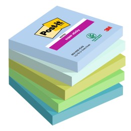 Blocco Post-it Super Sticky 654-5SS-OAS — 94365 | Ecotempo