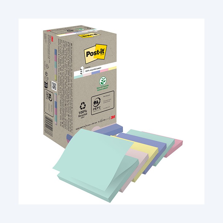 Blocco Post-it Z-Notes Green R330-1RPT — 94382 | Ecotempo