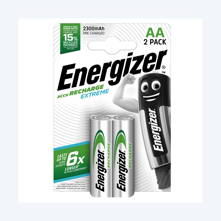 Pila stilo AA 1,2V Extreme ricaricabili — 94394 | Ecotempo