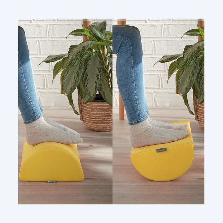 Poggiapiedi Ergo Cosy giallo Leitz | Ecotempo