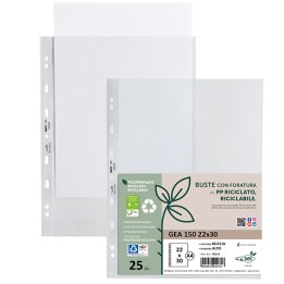 Buste forate Gea 150 PP riciclato — 94531 | Ecotempo