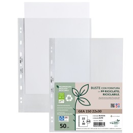 Buste forate Gea 150 PP riciclato — 94532 | Ecotempo