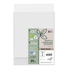 Buste a sacco Gaia PP riciclato 25 x 35 — 94538 | Ecotempo