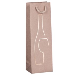 Shopper portabottiglie con manici in — 94713 | Ecotempo