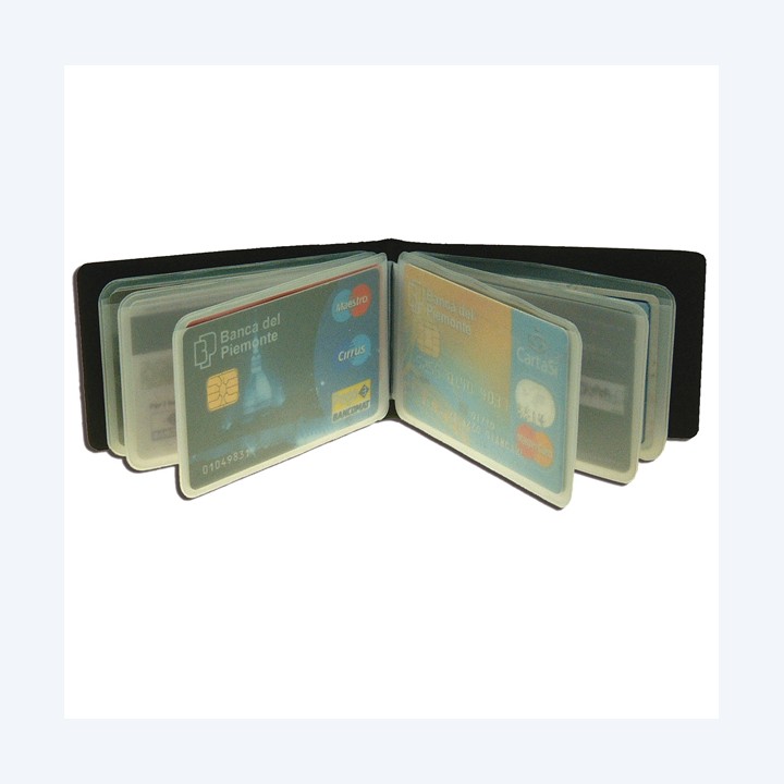 Portacard ad album 12 scomparti in PVC — 94721 | Ecotempo