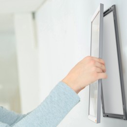 Cornice Impression PRO a clip A4 alluminio Nobo | Ecotempo