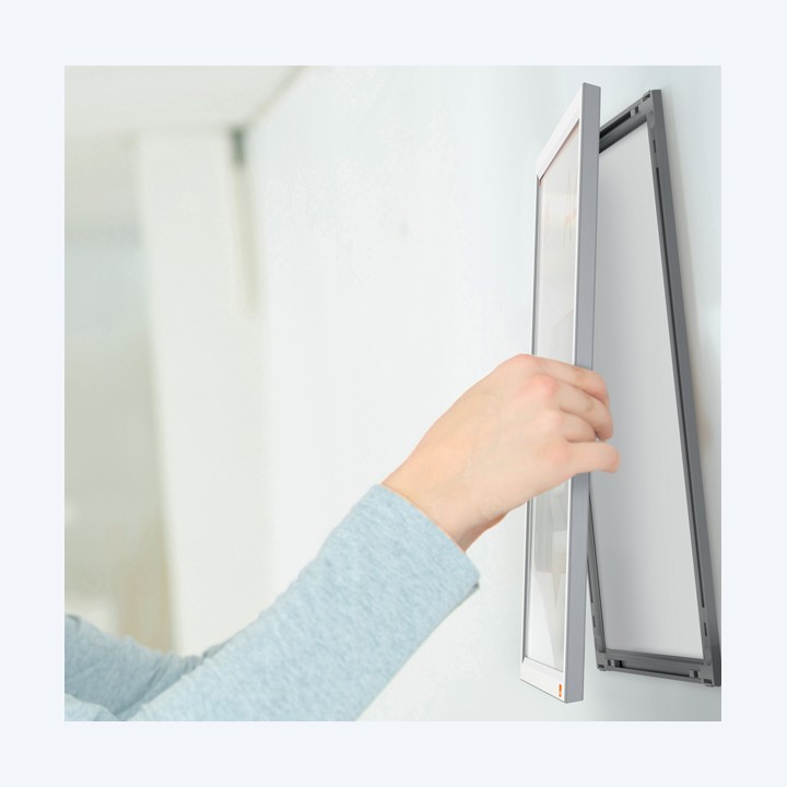 Cornice Impression PRO a clip A4 alluminio Nobo | Ecotempo
