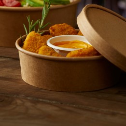 Coperchio Street Food per bowl monouso — 94964 | Ecotempo