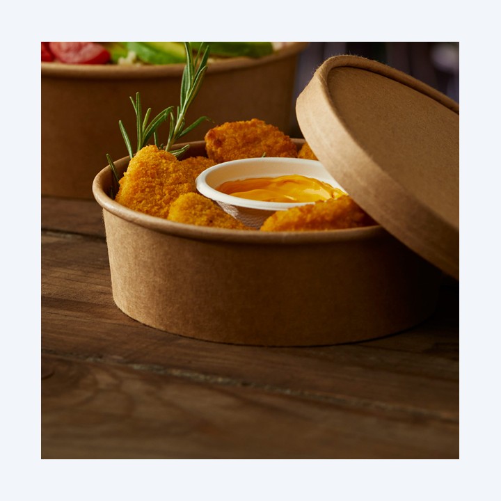 Coperchio Street Food per bowl monouso — 94964 | Ecotempo