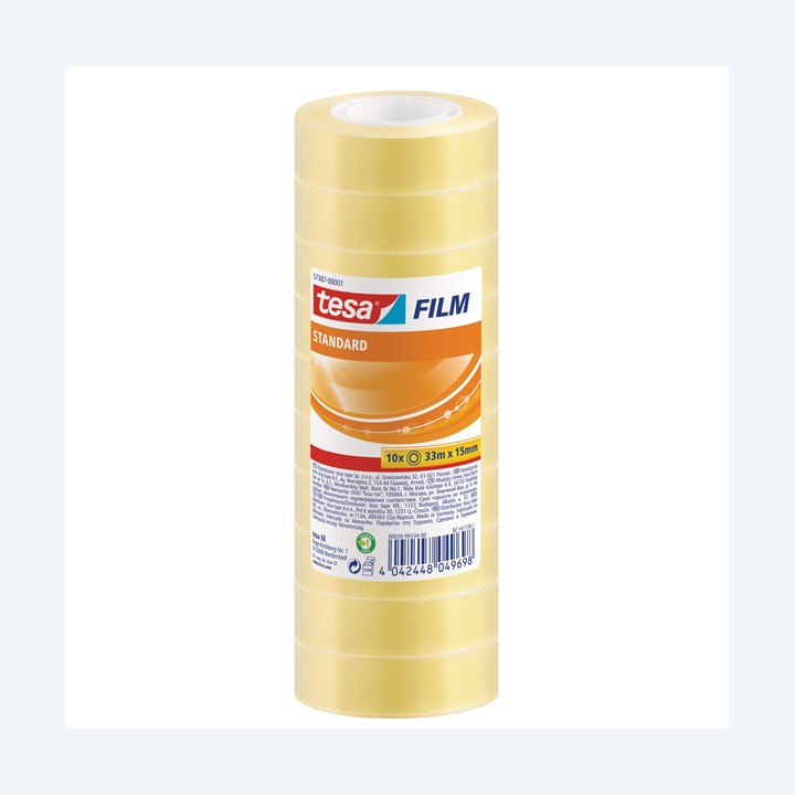 Nastro adesivo Tesafilm 15 mm x 33 m PP — 95043 | Ecotempo