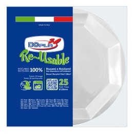 Piatto fondo riutilizzabile ottagonale — 95102 | Ecotempo
