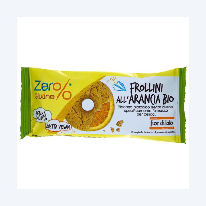 Frollini arancia monoporzione da 30 gr Zer%glutine | Ecotempo