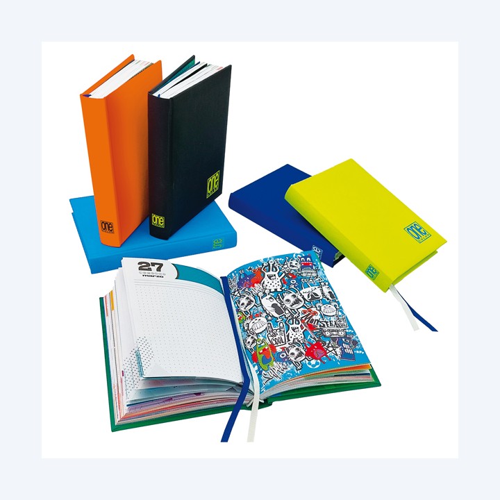 Diario maschile 12 mesi copertina soft — 95266 | Ecotempo
