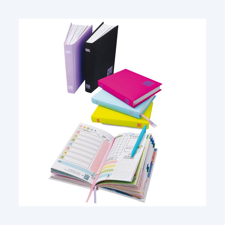 Diario femminile 12 mesi copertina soft — 95267 | Ecotempo