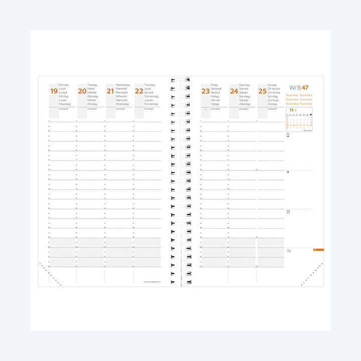 QUOVADIS Agenda settimanale Time&Life — 95332 | Ecotempo