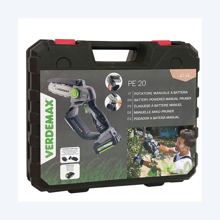 Potatore manuale a batteria PE20 Verdemax | Ecotempo