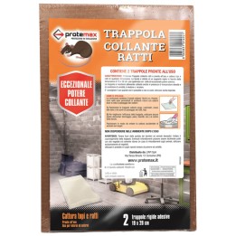 Tavole collanti per ratti Protemax blister 2 pezzi | Ecotempo