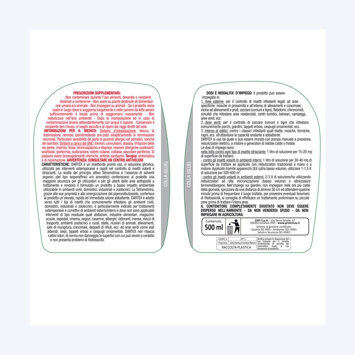 Insetticida multinsettto trigger 500 ml Protemax | Ecotempo