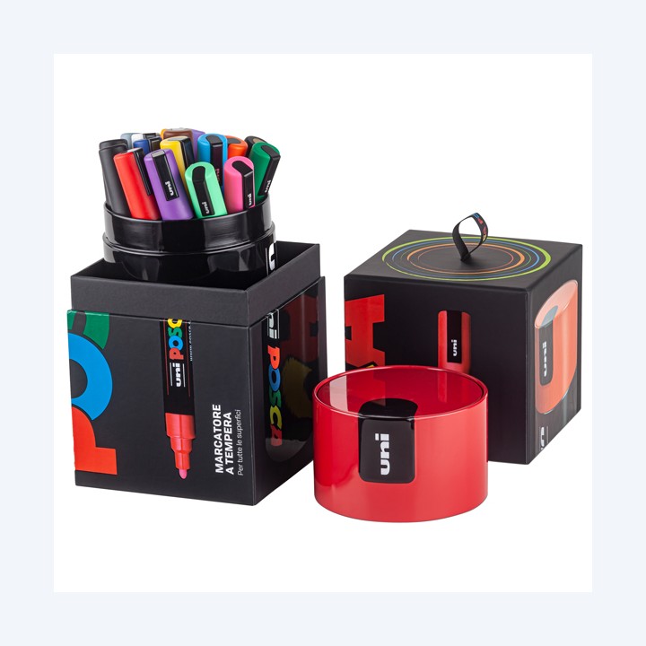 Marcatore Uni Posca PC5M con coperchio — 96218 | Ecotempo