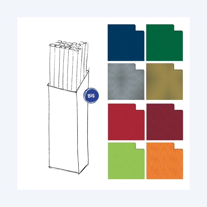 Rotolo carta regalo Ecocolor 3 x 1 m — 96317 | Ecotempo