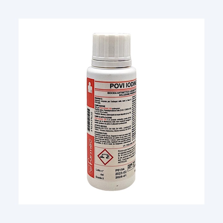 Disinfettante a base di povi iodine 100 125 ml PVS | Ecotempo