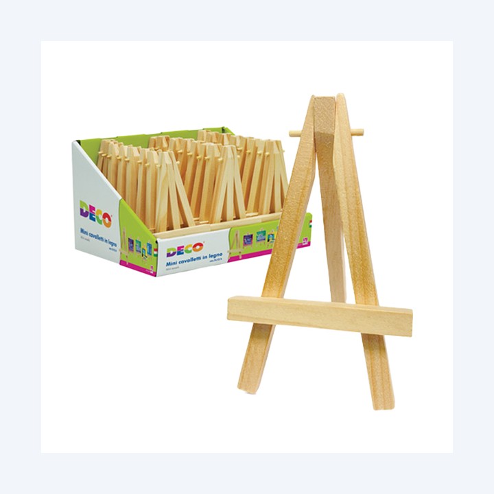 Mini cavalletto 7 x 12 cm legno Deco conf. 24 pezzi | Ecotempo
