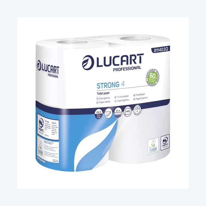 Carta igienica Strong 4 2 veli 496 — 96737 | Ecotempo