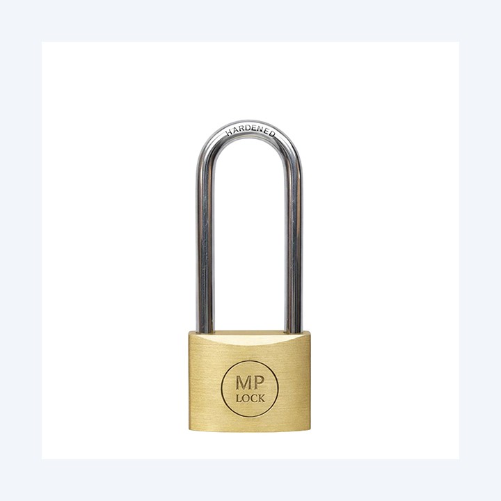 Lucchetto ad arco lungo 40 mm acciaio cromato Metalplus | Ecotempo
