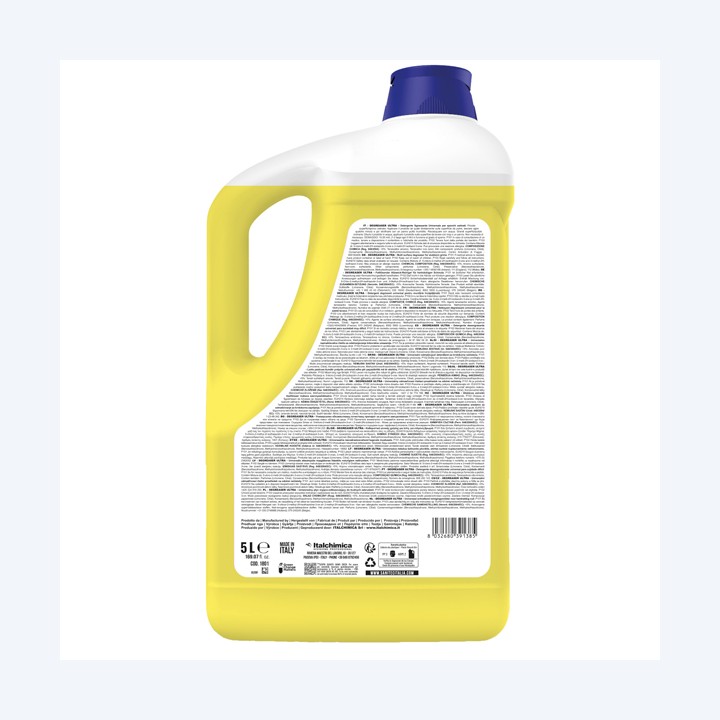 Sgrassatore Degreaser Ultra 5 L limone Sanitec | Ecotempo